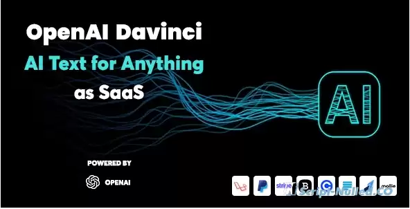 OpenAI Davinci v1.3 - AI Writing Assistant and Content Creator as SaaS - nulled