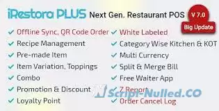 iRestora PLUS v7.0 - Next Gen Restaurant POS - nulled