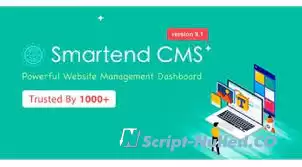 SmartEnd CMS v9.1.0 - Laravel Admin Dashboard with Frontend and Restful API