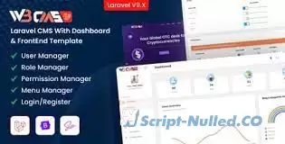 W3CMS-Laravel v1.2 - Content Management System
