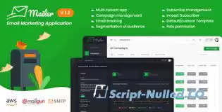 Mailer v1.2 - Email Marketing Application - nulled