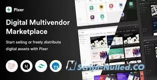 Pixer v3.2.0 - React Laravel Multivendor Digital Marketplace