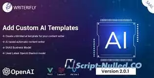 Writerifly v1.0.1 - OpenAI Writer Assistant With Dynamic Writing Templates (SAAS)