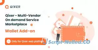 Digital Wallet Addon v1.0.3 - Qixer Service Marketplace and Service Finder