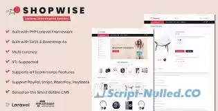 Shopwise v1.28 - Laravel Ecommerce System