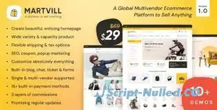 Martvill v1.0 - A Global Multivendor Ecommerce Platform to Sell Anything - nulled