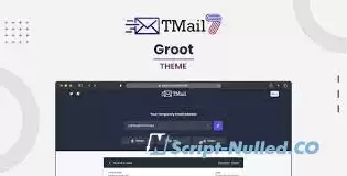 Groot v1.8 - Theme for TMail - Multi Domain Temporary Email System