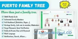 Puerto Family Tree Builder SAAS v1.5.4