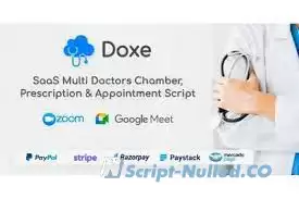 Doxe v1.8 - SaaS Doctors Chamber, Prescription & Appointment Software - nulled