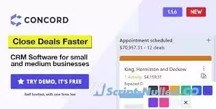 Concord v1.1.6 - Deals Management CRM