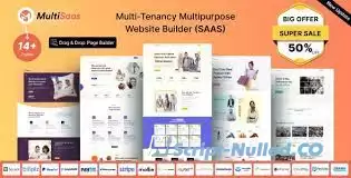MultiSaas v1.0.4 - Multi-Tenancy Multipurpose Website Builder (Saas)