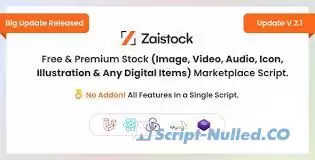 Zaistock v1.1 - Free & Premium Stock Photo, Video, Audio, Icon Illustration Script