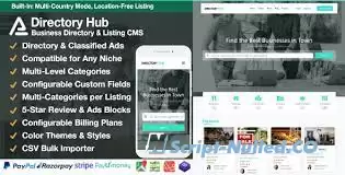 Directory Hub Listing & Business Directory CMS v38