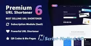 Premium URL Shortener v6.8.2 - Link Shortener, Bio Pages & QR Codes - nulled