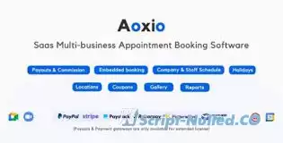 Aoxio v1.8 - SaaS Multi-Business Service Booking Software - nulled