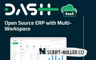 WorkDo Dash SaaS - Open Source ERP with Multi-Workspace 2.7 NULLED