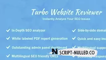 Turbo Website Reviewer 2.6 NULLED - SEO Analysis Tool