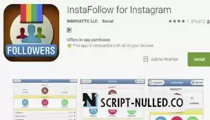 InstaFollow. Tracks new subscribers and those who have unsubscribed.
