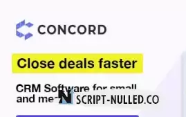 Concord v1.4.1 - Deals Management CRM