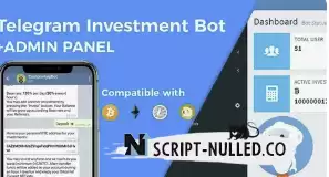 Telegram Investment Bot V2 With Admin Panel Coinpaymnets