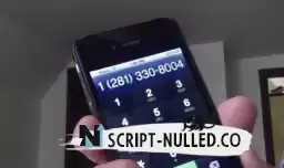 Script punching phone numbers