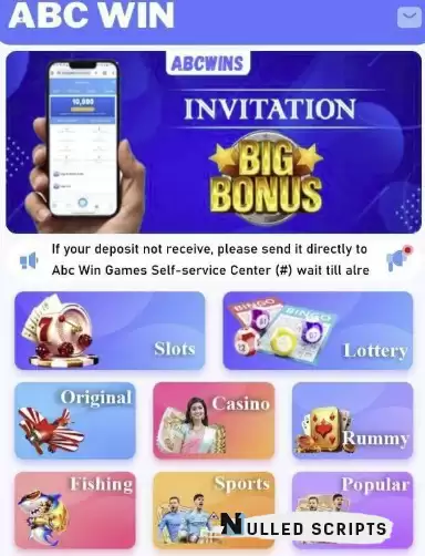 GoldwinABC lottery casino bet script clone software
